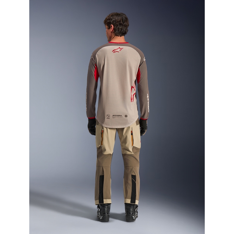 Alpinestars Maxdura Dual motokrosa krekls brūns-oranžs
