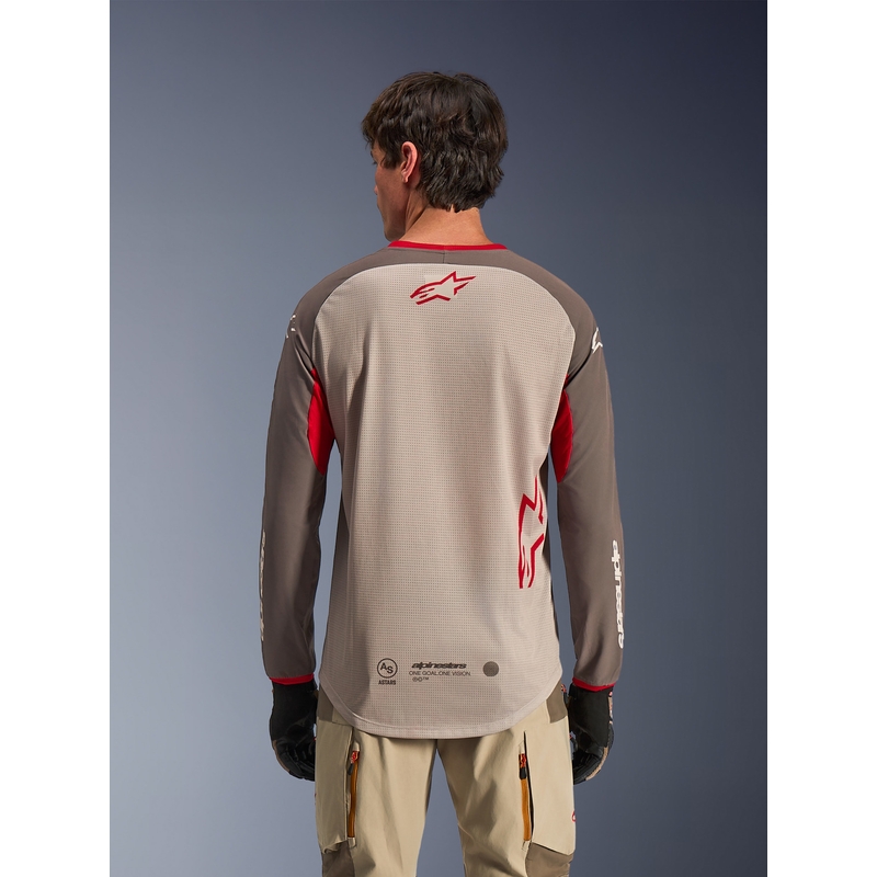 Alpinestars Maxdura Dual motokrosa krekls brūns-oranžs