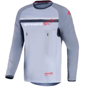 Alpinestars Maxdura Dual motokrosa krekls gaiši pelēks-tumši pelēks-oranžs
