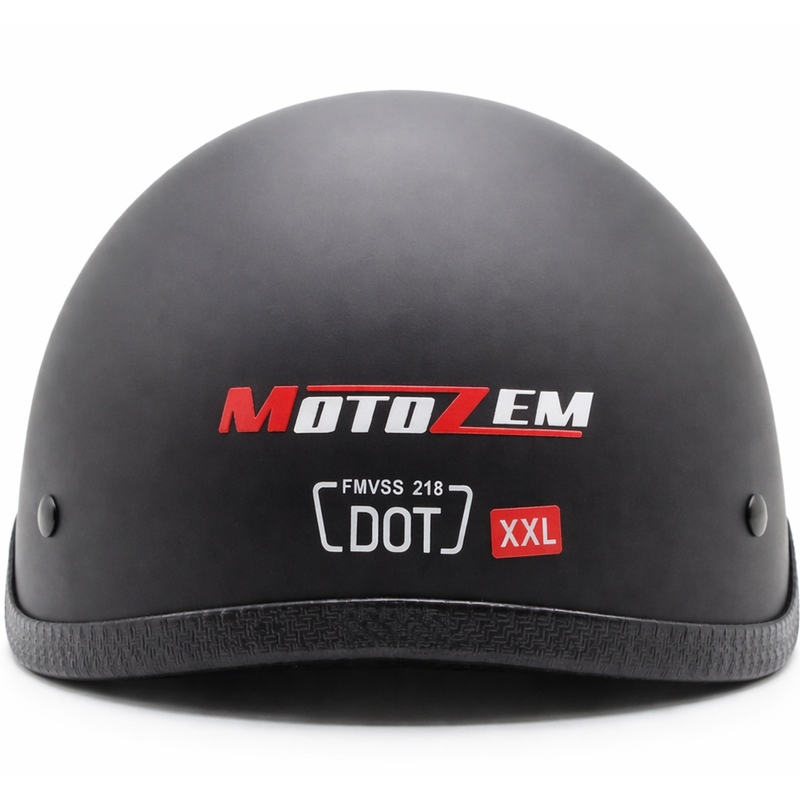 Atvērtā tipa ķivere MotoZem melna
