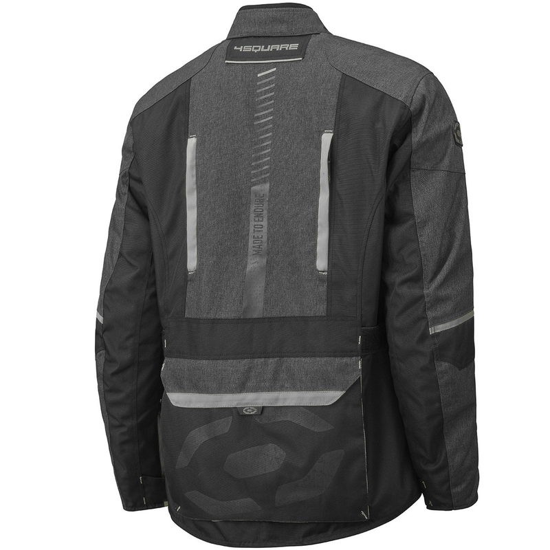 4SQUARE Trailer Craft motocikla jaka pelēkmelna