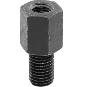 Atpakaļskata spoguļa vītnes samazināšana - iekšējā vītne M10 labajā pusē/ārējā vītne M8 labajā pusē, melna