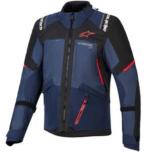 Alpinestars Andes V4 Drystar motocikla jaka, tumši zila-zila-melna