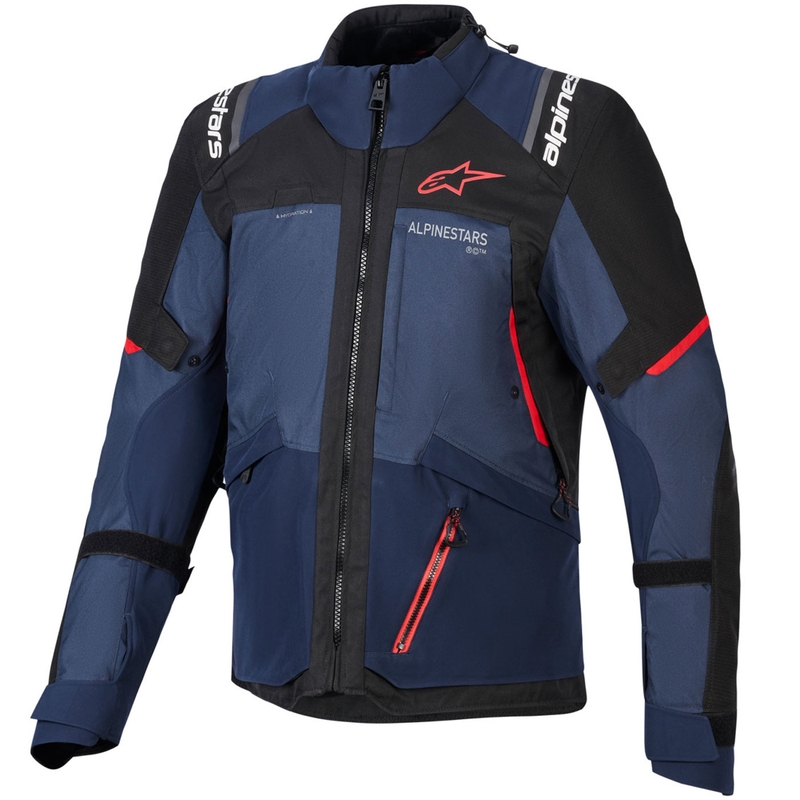 Alpinestars Andes V4 Drystar motocikla jaka, tumši zila-zila-melna