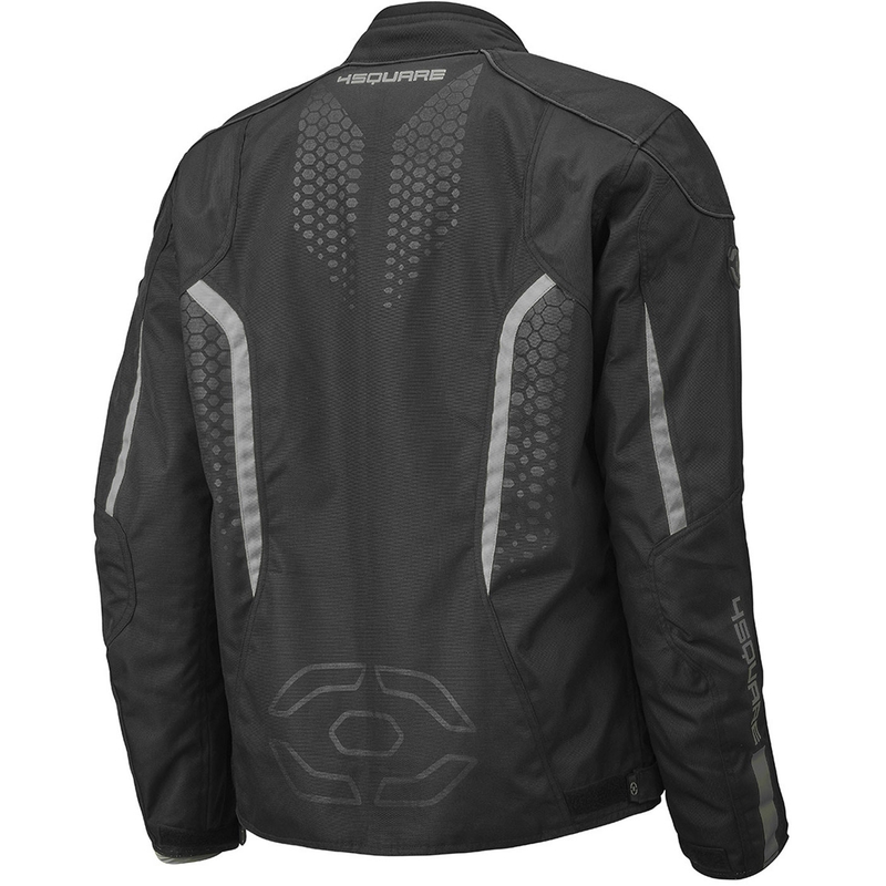 4SQUARE Sportster Dart motocikla jaka melni pelēka