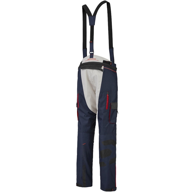 4SQUARE Trailer Craft motocikla bikses baltas-zilas-sarkanas
