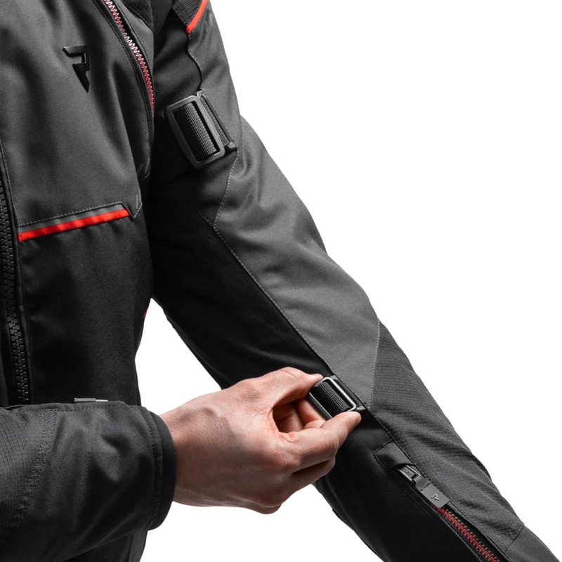 Rebelhorn Swift motocikla jaka melna-tumši pelēka-sarkana