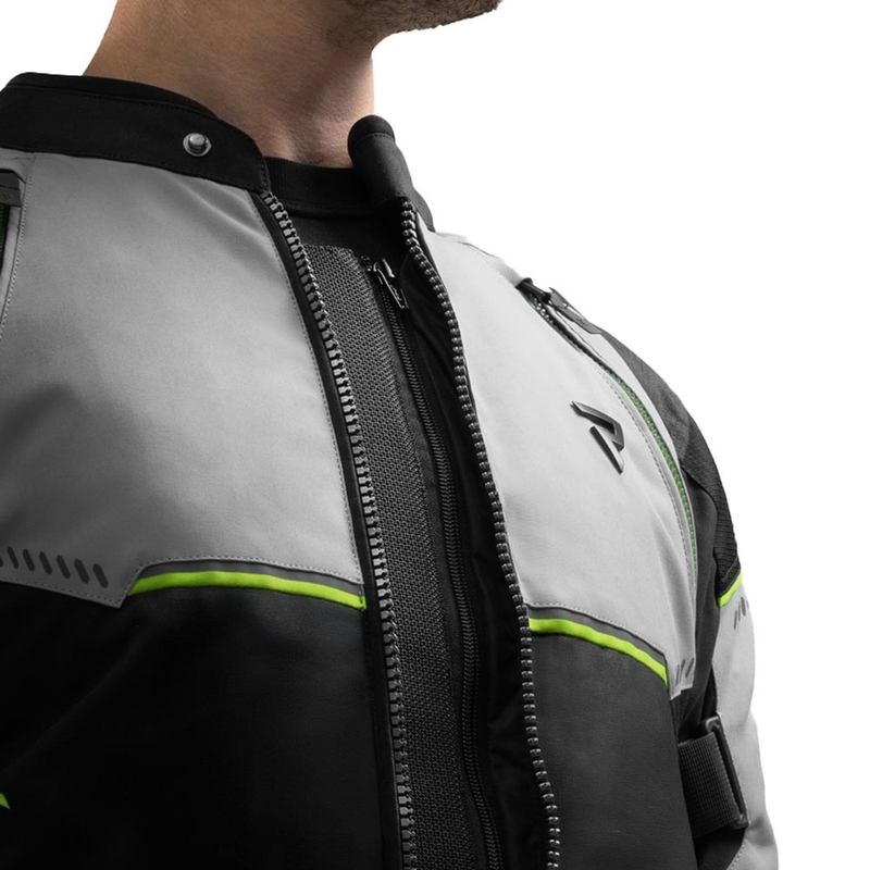 Rebelhorn Swift motocikla jaka gaiši pelēka-fluorētiski dzeltena