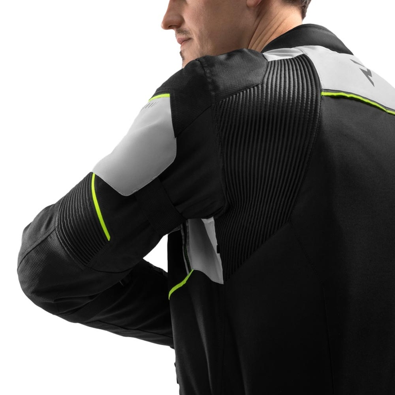 Rebelhorn Swift motocikla jaka gaiši pelēka-fluorētiski dzeltena