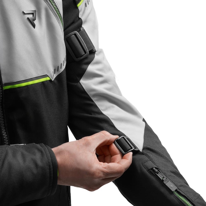 Rebelhorn Swift motocikla jaka gaiši pelēka-fluorētiski dzeltena