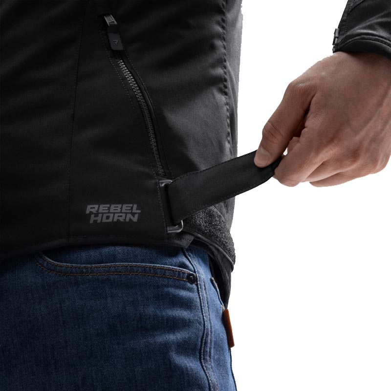 Rebelhorn Swift motocikla jaka gaiši pelēka-fluorētiski dzeltena