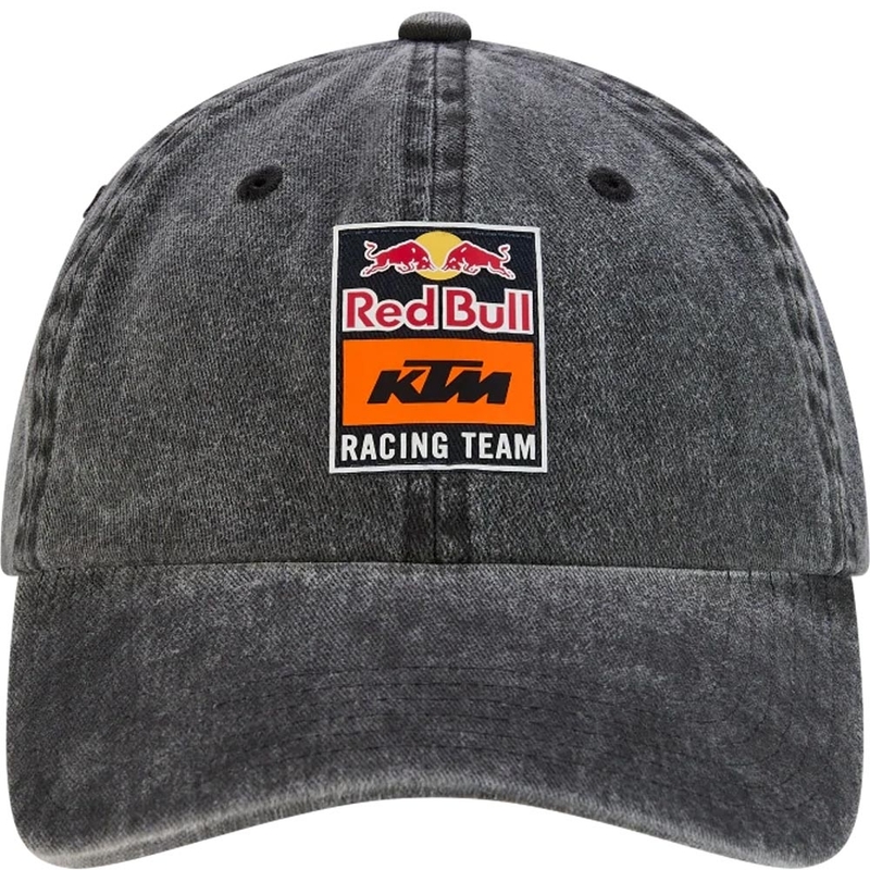 KTM Red Bull Racing Ride cepure, mazgāta, melna