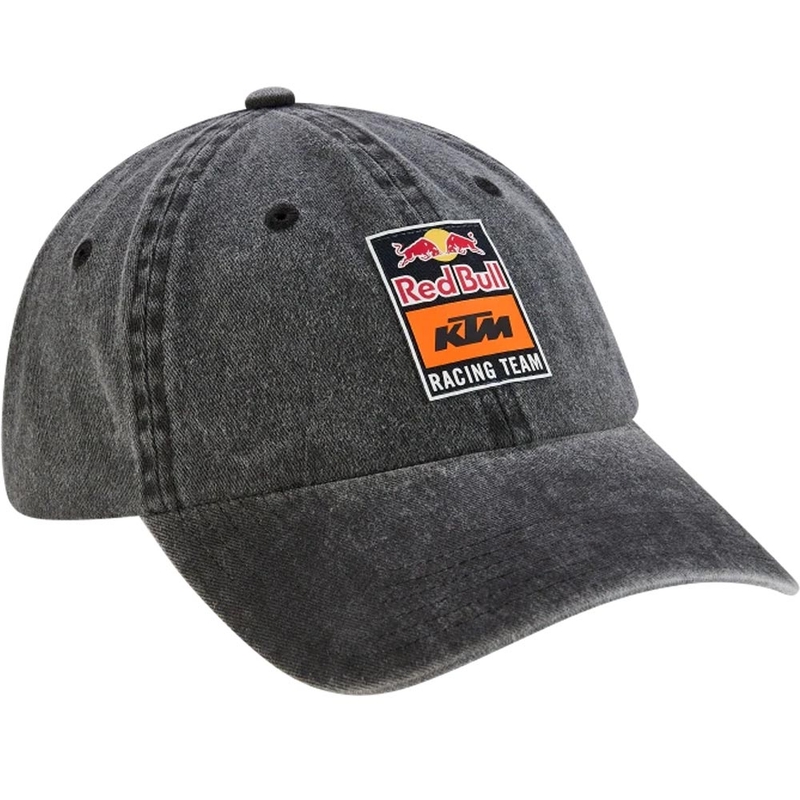 KTM Red Bull Racing Ride cepure, mazgāta, melna