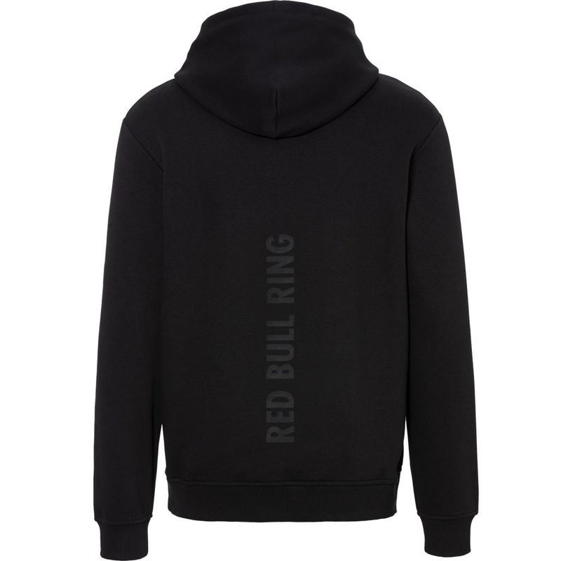 Red Bull Racing Paddock sporta krekls ar kapuci, melns