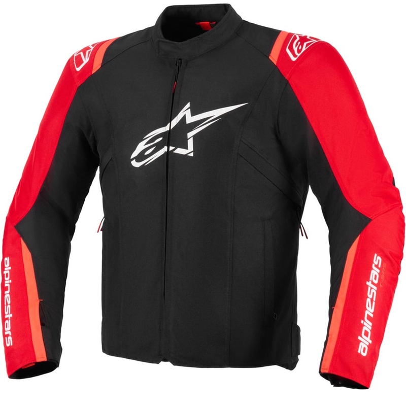Alpinestars T-SPS 2 ūdensnecaurlaidīga motocikla jaka sarkana-melna-balta
