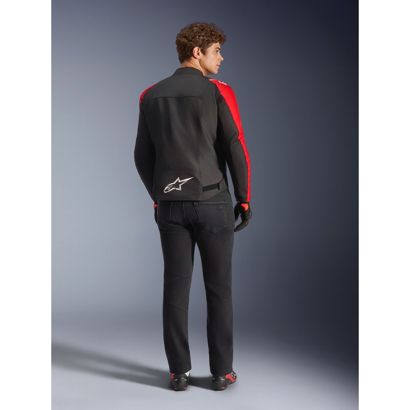 Alpinestars T-SPS 2 ūdensnecaurlaidīga motocikla jaka sarkana-melna-balta