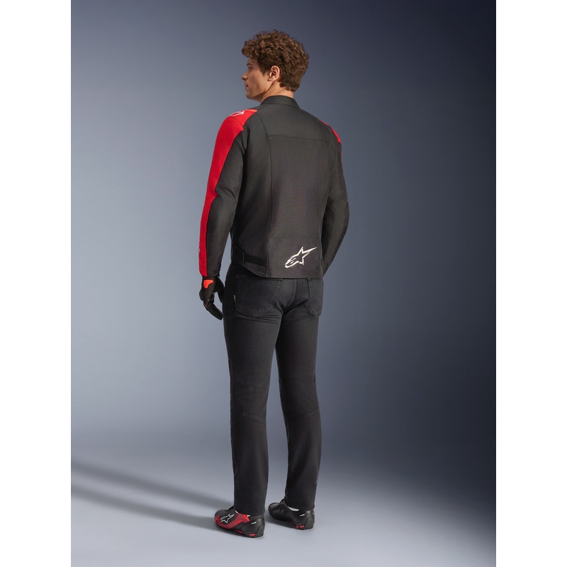 Alpinestars T-SPS 2 ūdensnecaurlaidīga motocikla jaka sarkana-melna-balta