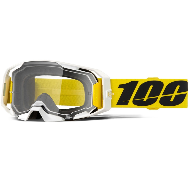 100% ARmatic Valera motokrosa brilles ar caurspīdīgu pleksiglasu