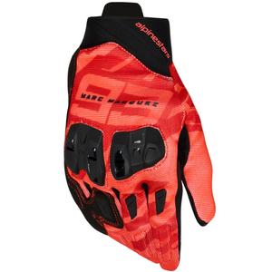 Alpinestars SP X 1 MM93 motocikla cimdu kolekcija, fluorescējoši sarkani-sarkani-melni