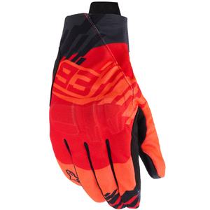 Alpinestars Reef V2 MM93 motocikla cimdi, fluo kolekcija, sarkani-sarkani-melni