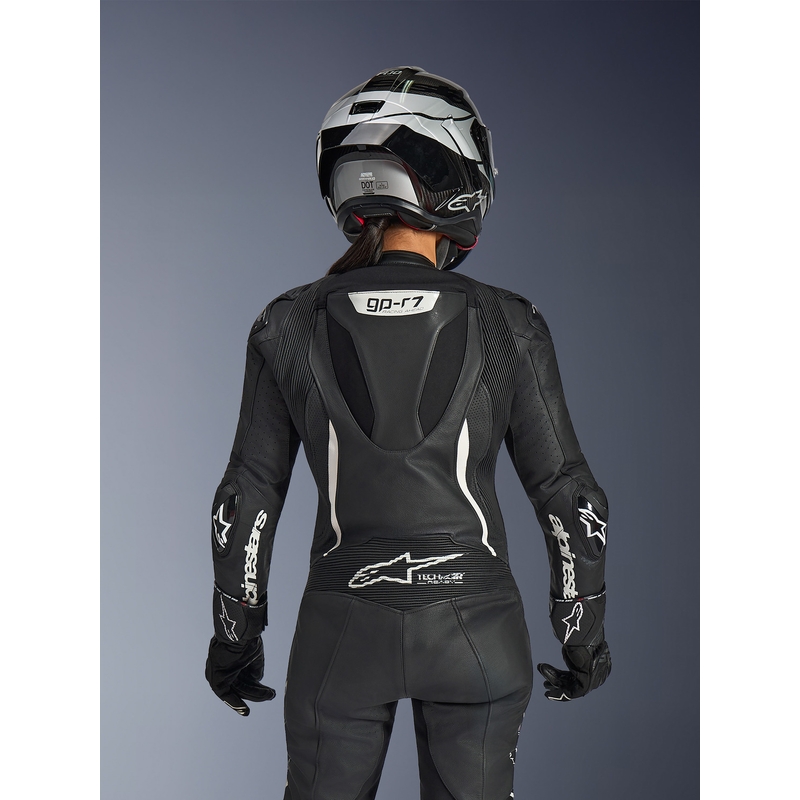 Alpinestars Stella GP-R7 sieviešu ādas motocikla kombinezons, melns