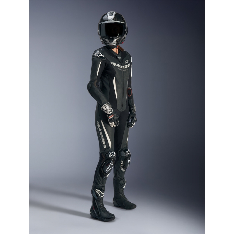 Alpinestars Stella GP-R7 sieviešu ādas motocikla kombinezons, melns