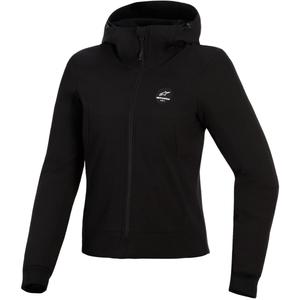 Alpinestars Stella Radium Tech sieviešu motocikla jaka ar kapuci, melna
