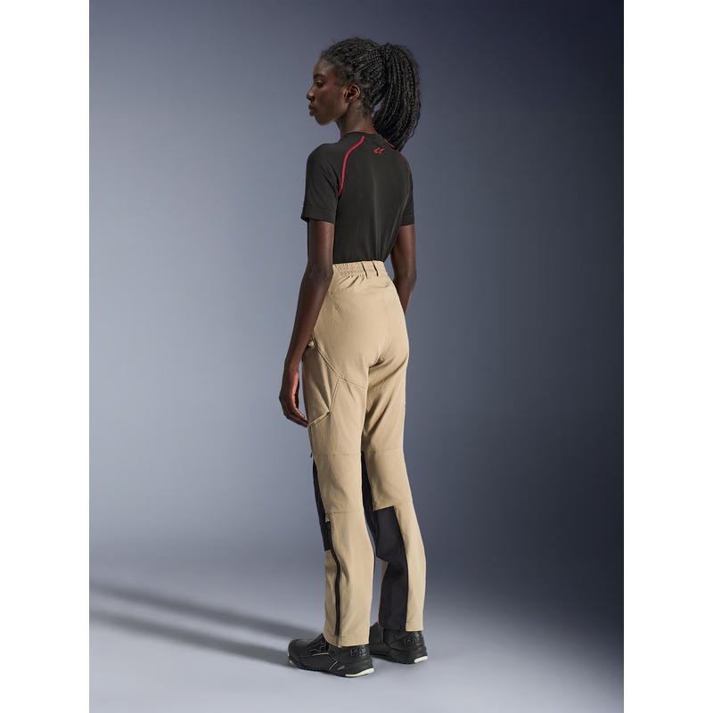 Alpinestars Stella Explore AST sieviešu motocikla bikses gaiši brūnas-melnas