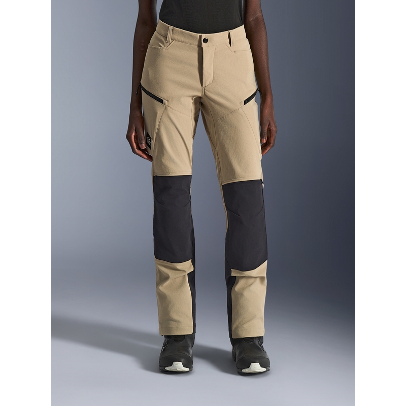 Alpinestars Stella Explore AST sieviešu motocikla bikses gaiši brūnas-melnas