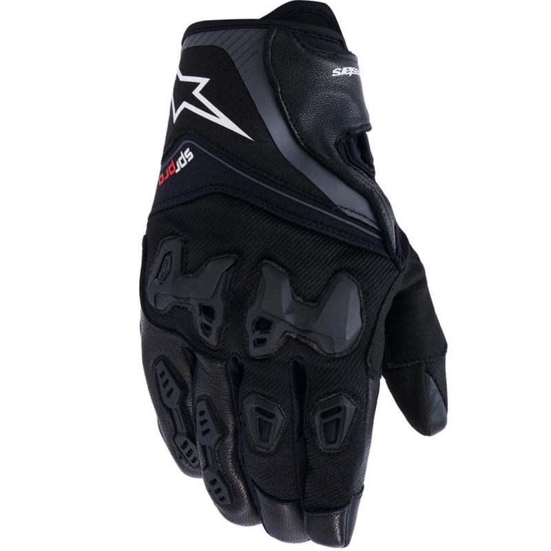 Alpinestars SP-R PRO motocikla cimdi melni-balti