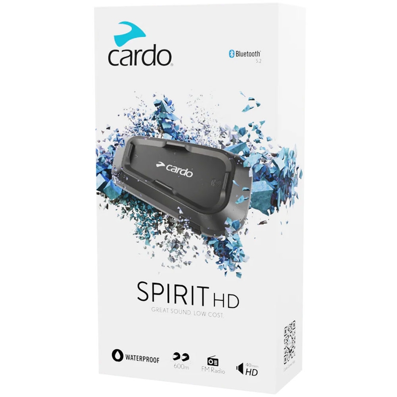 Bluetooth domofons CARDO SPIRIT HD solo