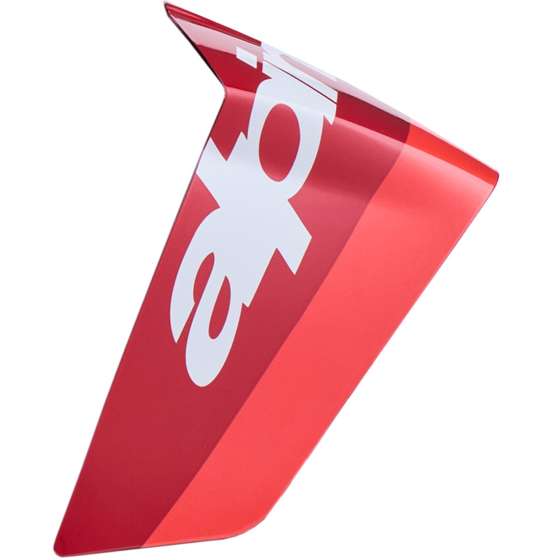 Aerodinamiskais spoileris motociklu ķiverēm Alpinestars Supertech R10 Arius sacīkšu profils fluorescējoši sarkans-sarkans-balts