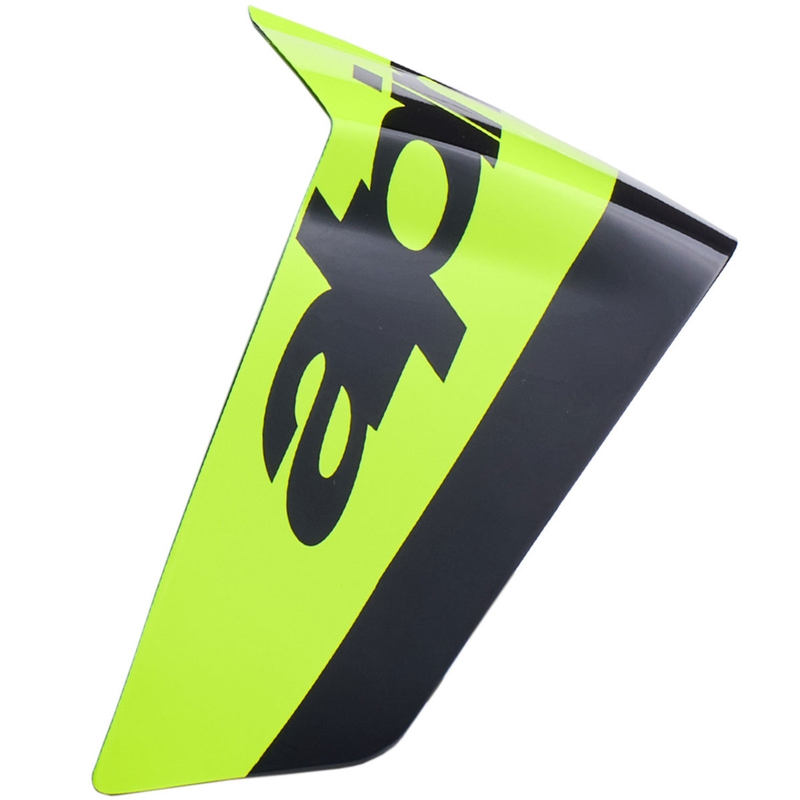 Aerodinamiskais spoileris motociklu ķiverēm Alpinestars Supertech R10 Arius sacīkšu profils fluo dzeltenmelns