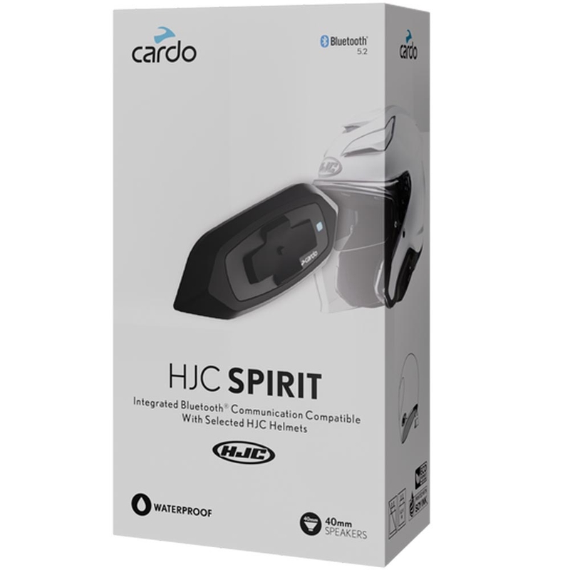 Cardo HJC Spirit motocikla domofons, melns