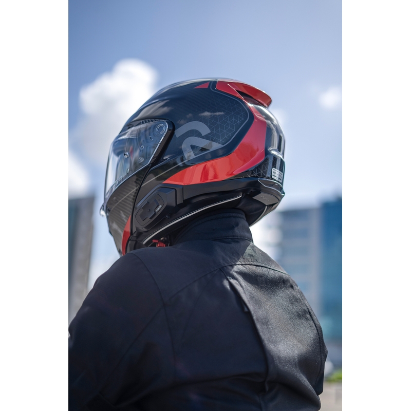Cardo HJC Packtalk motocikla domofons, melns