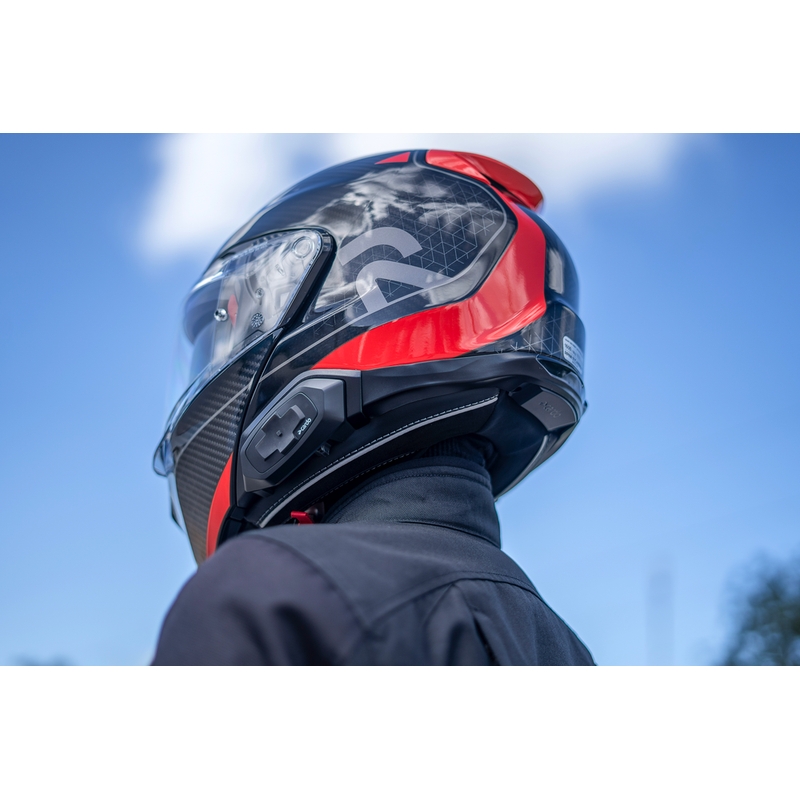 Cardo HJC Packtalk motocikla domofons, melns