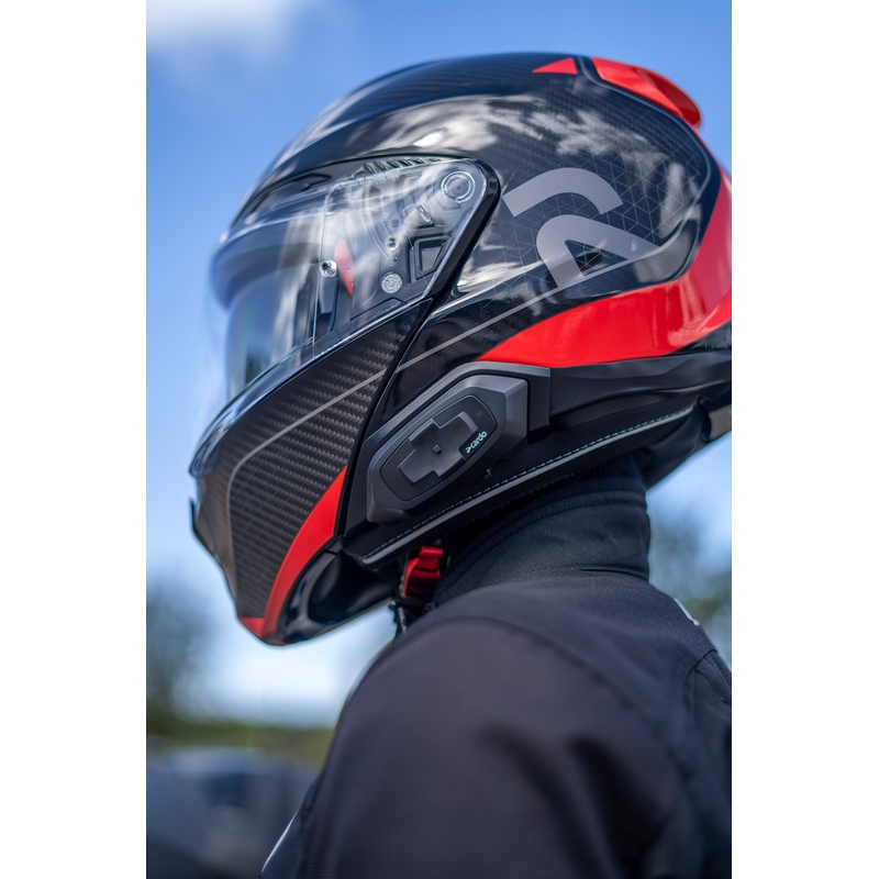 Cardo HJC Packtalk motocikla domofons, melns