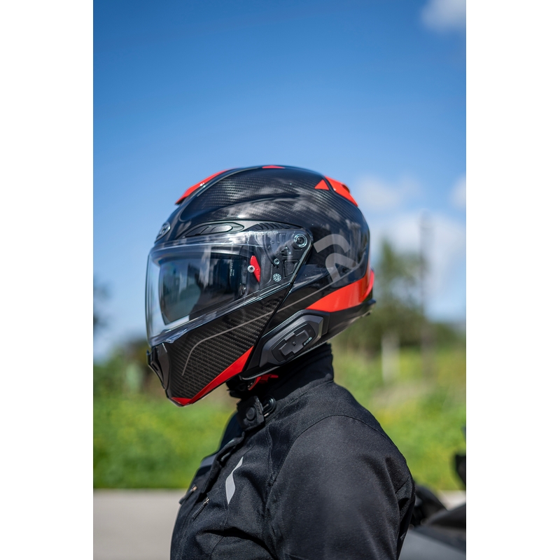 Cardo HJC Packtalk motocikla domofons, melns