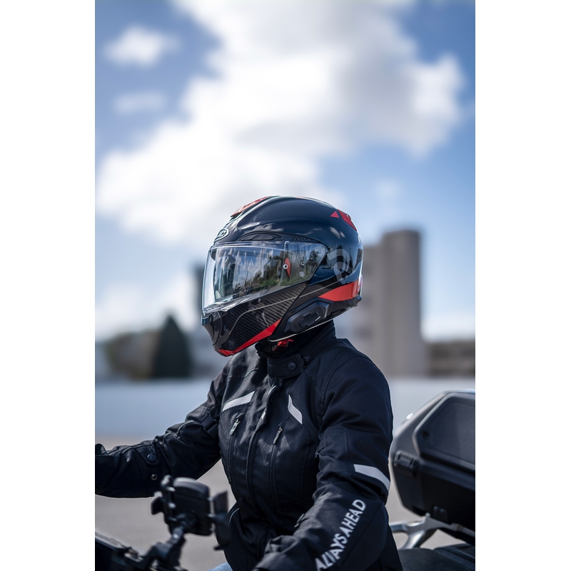 Cardo HJC Packtalk motocikla domofons, melns