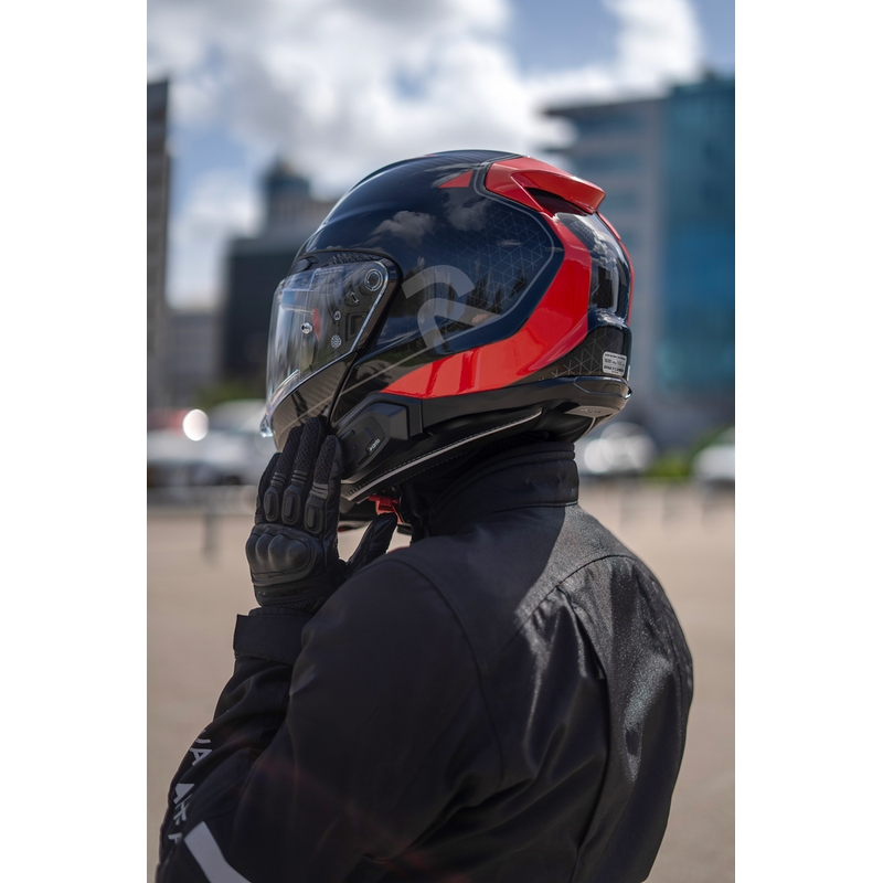 Cardo HJC Packtalk motocikla domofons, melns