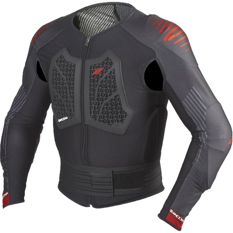 Ķermeņa aizsarglīdzeklis Zandona Action X8 melns-sarkans 180-189 cm