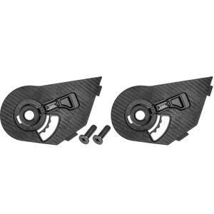 Viziera mehānisms motociklu ķiverēm ZED F19 melns