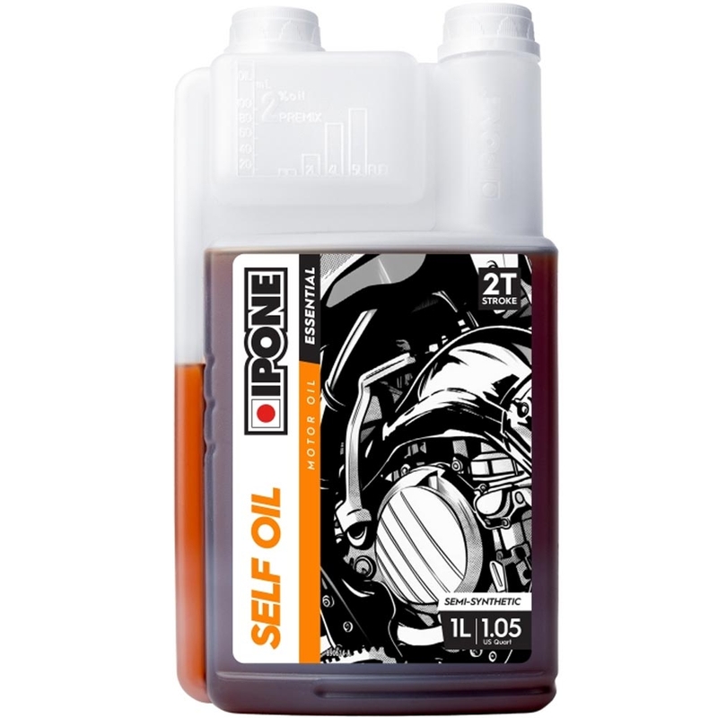 Pussintētiskā eļļa sajaukšanai ar dozatoru IPONE Self Oil 2T 1 l