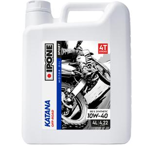 Sintētiskā motoreļļa IPONE Katana Off Road 10W40 (MA2, esteris) 4 l
