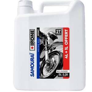 Sintētiskā eļļa IPONE Samourai 2T maisījumam 5 l
