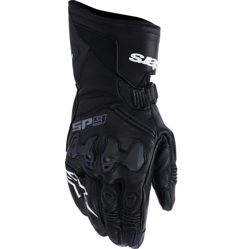 Alpinestars SP-9 motocikla cimdi melni balti
