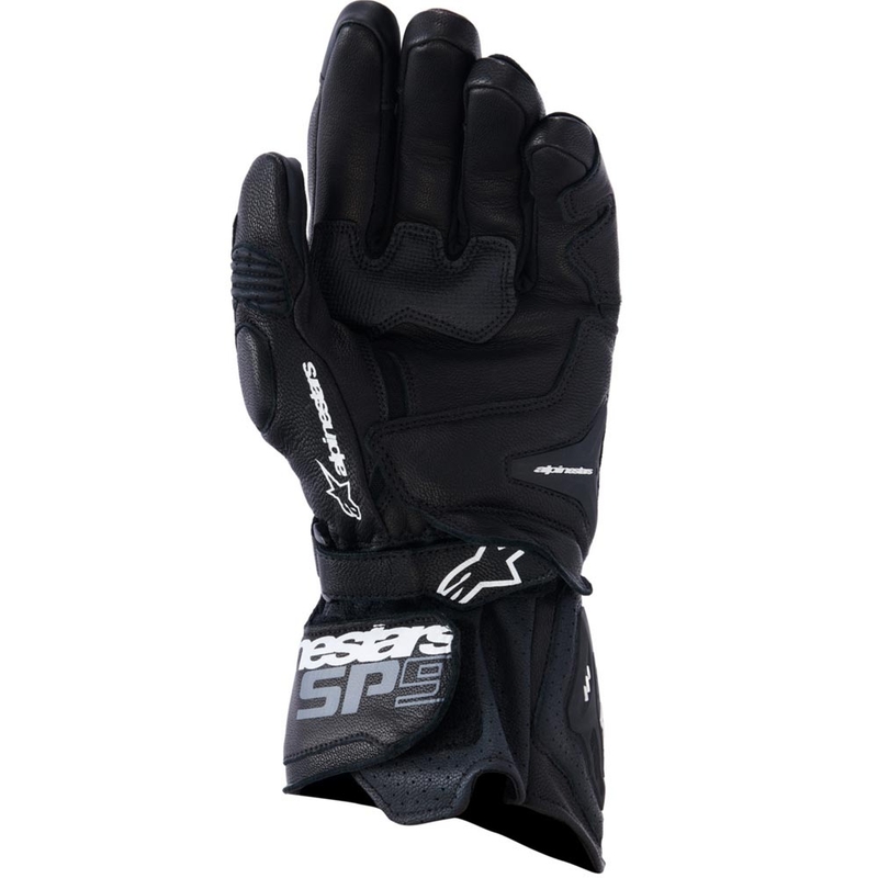 Alpinestars SP-9 motocikla cimdi melni balti