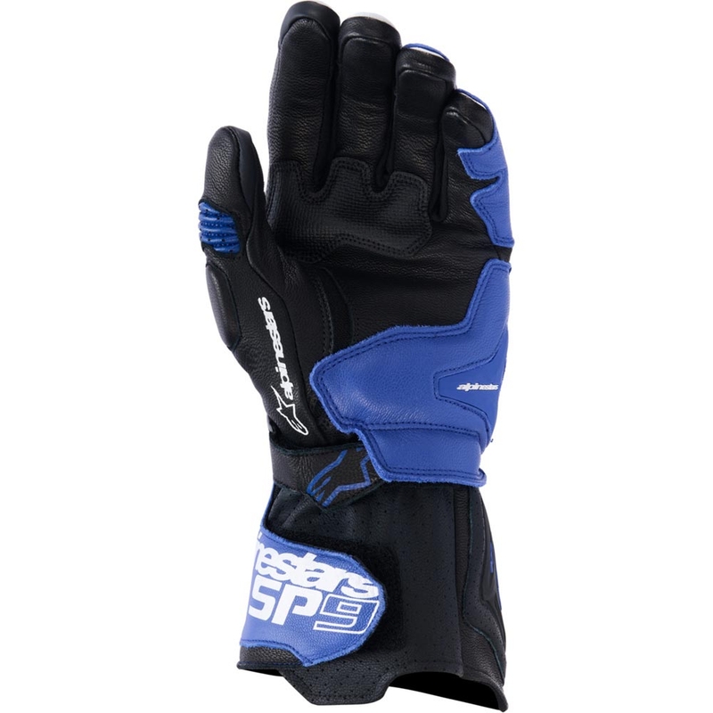 Alpinestars SP-9 motocikla cimdi zili-balti-melni