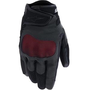 Alpinestars Stella Mogress Airflow sieviešu motocikla cimdi melni-antracīta krāsā