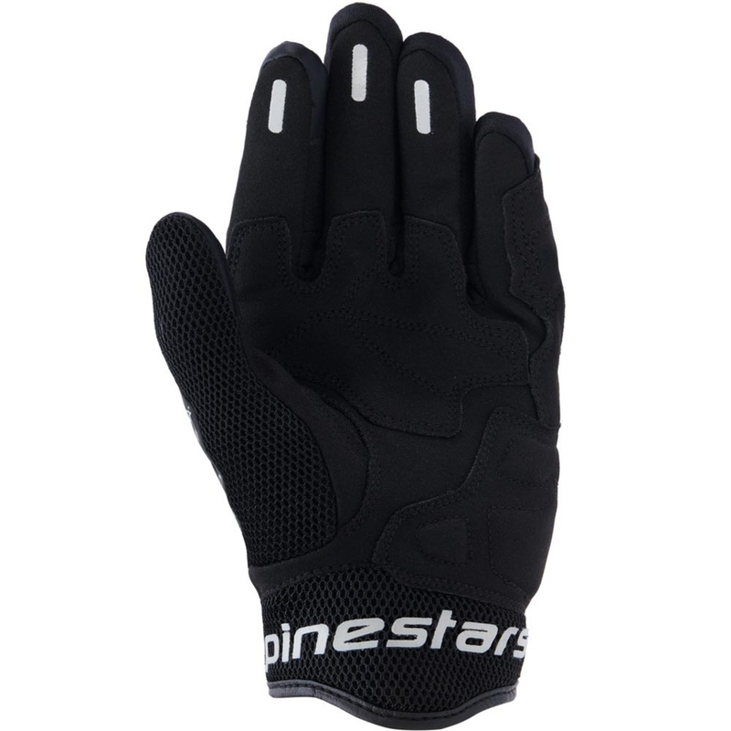 Alpinestars Stella Mogress Airflow sieviešu motocikla cimdi melni-antracīta krāsā